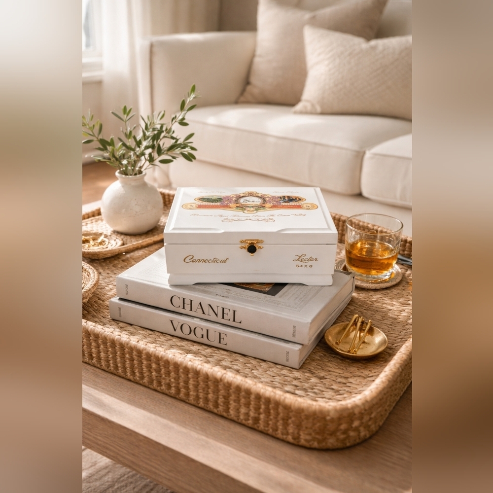 La Galera 1936 Empty Cigar Box | Cedar-Lined Luxury Storage Décor